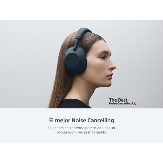 Audífonos inalámbricos con noise cancelling WH-1000XM6 azul