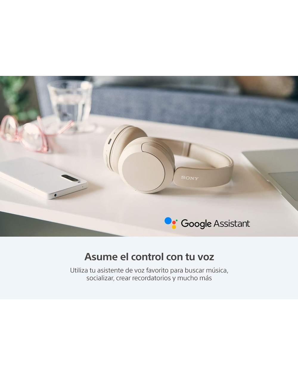 Sony Audifonos inalambricos WH-CH520 Beige CZ UC