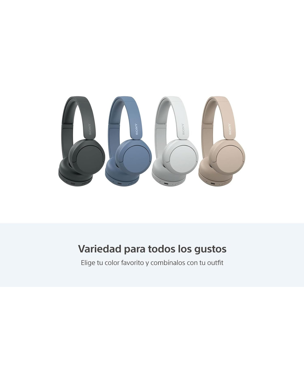 Sony Audifonos inalambricos WH-CH520 Beige CZ UC