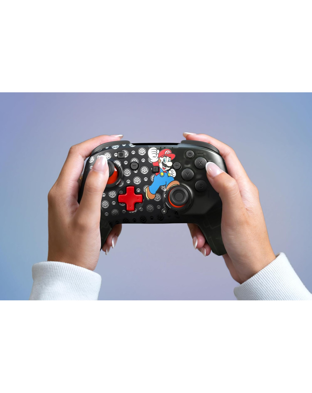 Turtle Beach Control Inalámbrico Rematch Super Mario Jump Negro Nintendo Switch 2