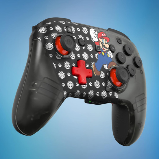 Turtle Beach Control Inalámbrico Rematch Super Mario Jump Negro Nintendo Switch 2