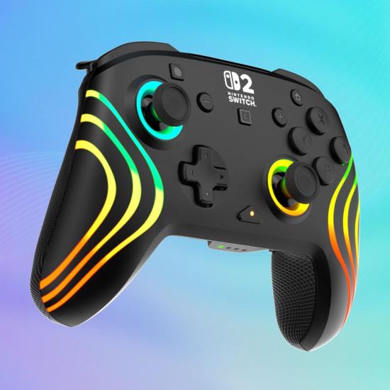 Turtle Beach Control Inalámbrico Afterglow RGB Negro Nintendo Switch 2
