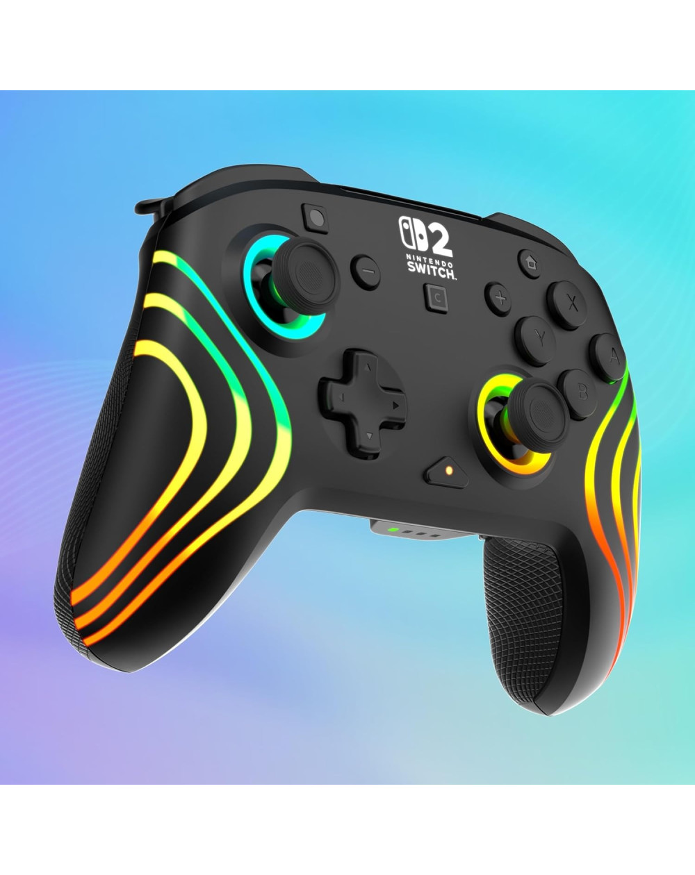 Turtle Beach Control Inalámbrico Afterglow RGB Negro Nintendo Switch 2