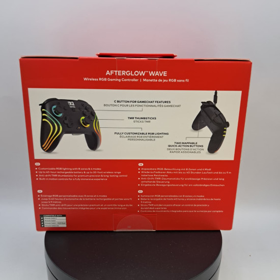 Turtle Beach Control Inalámbrico Afterglow RGB Negro Nintendo Switch 2