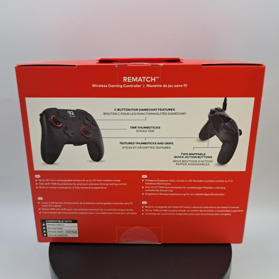 Turtle Beach Control Inalámbrico Rematch Negro Nintendo Switch 2