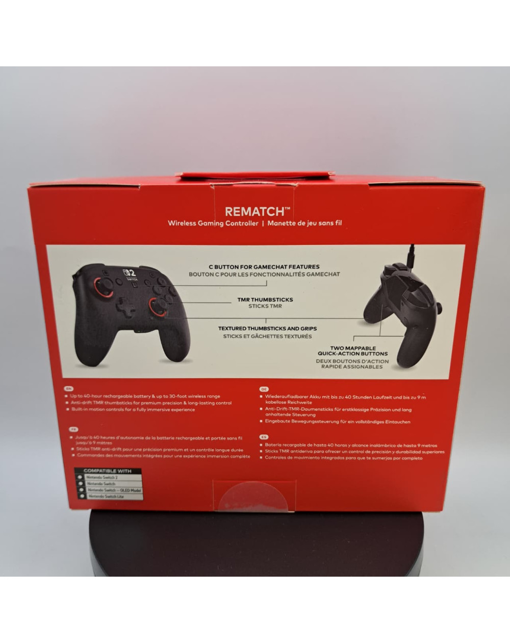Turtle Beach Control Inalámbrico Rematch Negro Nintendo Switch 2