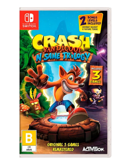 Crash Bandicoot: N. Sane Trilogy Standard Edition Switch (físico)