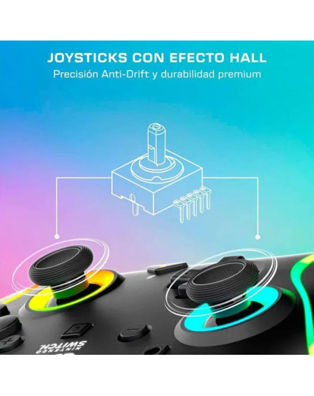 Turtle Beach Control Alambrico Afterglow Wave RGB Nintendo Switch 2