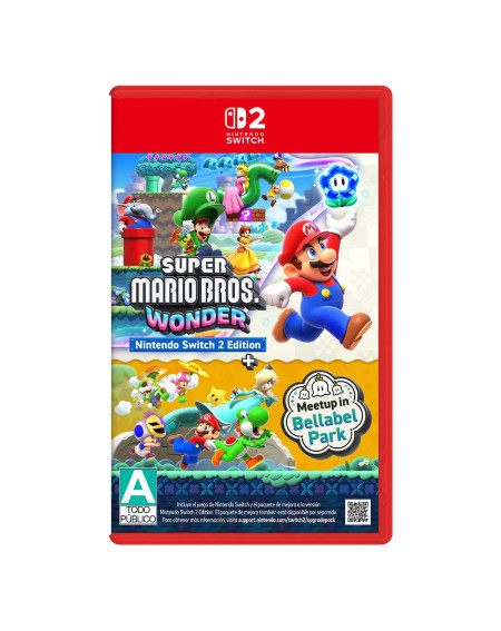 Super Mario Bros. Wonder Edición Nintendo Switch 2 + Meetup In Bellabel Park