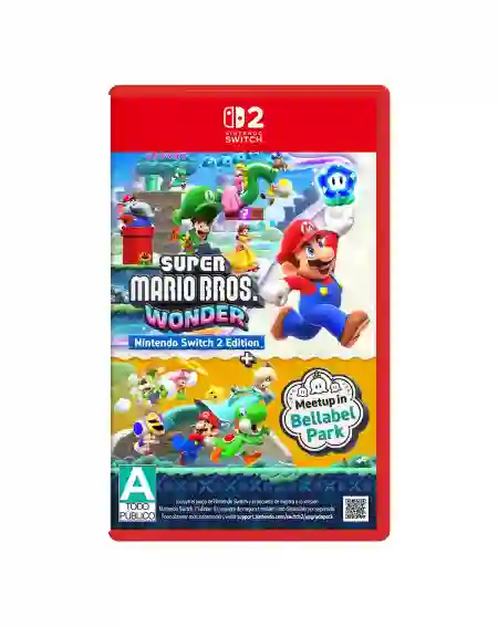Super Mario Bros. Wonder Edición Nintendo Switch 2 + Meetup In Bellabel Park
