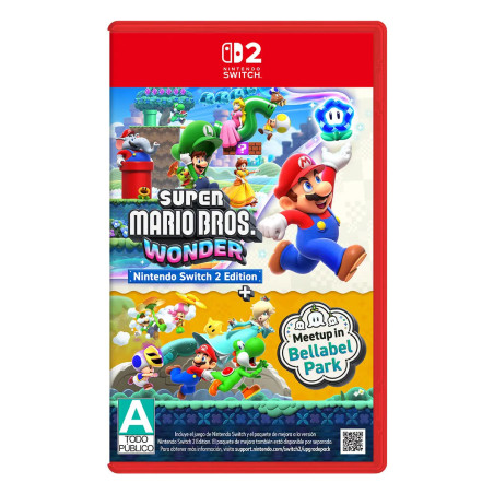 Super Mario Bros. Wonder Edición Nintendo Switch 2 + Meetup In Bellabel Park