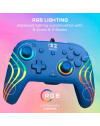 Turtle Beach Control Aalámbrico Afterglow RGB Azul Nintendo Switch 2