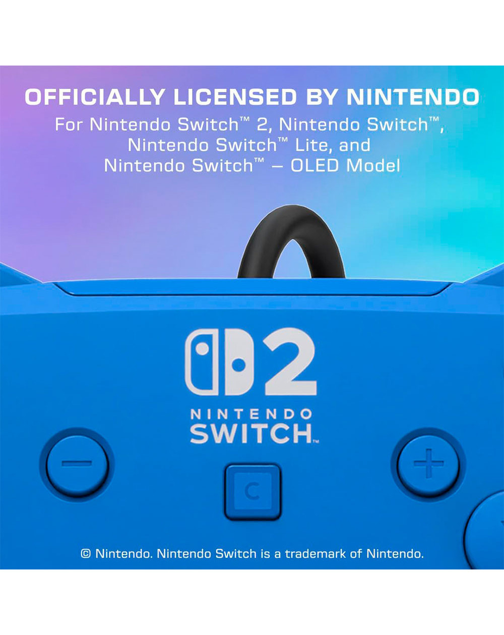 Turtle Beach Control Aalámbrico Afterglow RGB Azul Nintendo Switch 2