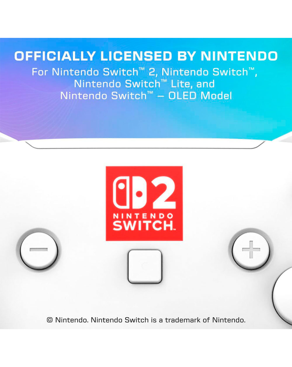 Turtle Beach Control Inalámbrico Afterglow Wave RGB Blanco Nintendo Switch 2
