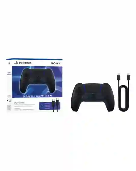 Controlador Inalámbrico Dualsense Midnight Black + Usb Para Pc Negro Medianoche