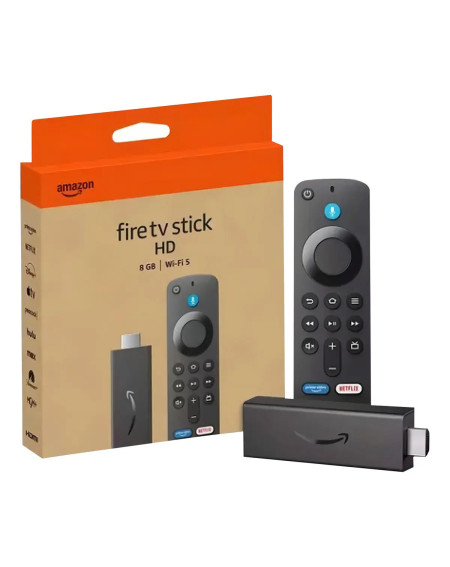 Amazon Fire Tv Stick Hd Streaming Media Player 8gb Color Negro Con Adaptador 110/220 Volts De Voz