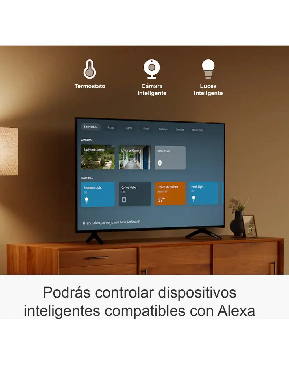 Amazon Fire Tv Stick Hd Streaming Media Player 8gb Color Negro Con Adaptador 110/220 Volts De Voz