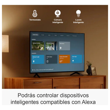 Amazon Fire Tv Stick Hd Streaming Media Player 8gb Color Negro Con Adaptador 110/220 Volts De Voz