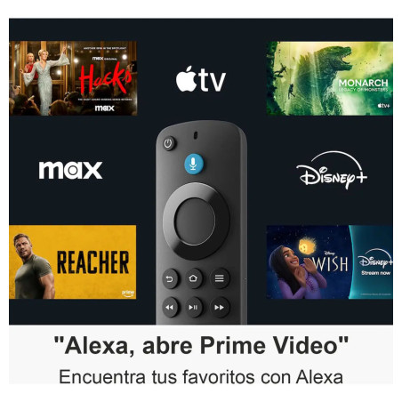 Amazon Fire Tv Stick Hd Streaming Media Player 8gb Color Negro Con Adaptador 110/220 Volts De Voz