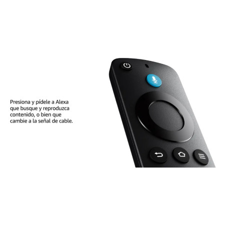Amazon Fire Tv Stick Hd Streaming Media Player 8gb Color Negro Con Adaptador 110/220 Volts De Voz