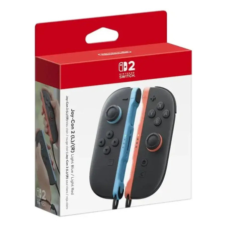 Nintendo Switch 2 Joycon Controllers (light Blue/light Red) Celeste Y Rojo Negro