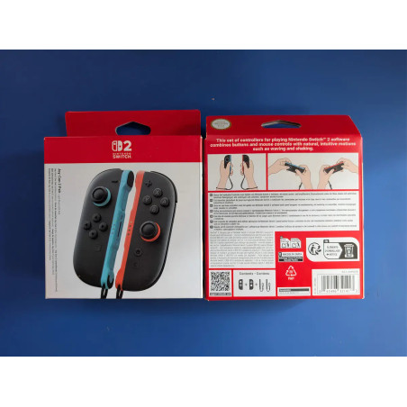 Nintendo Switch 2 Joycon Controllers (light Blue/light Red) Celeste Y Rojo Negro
