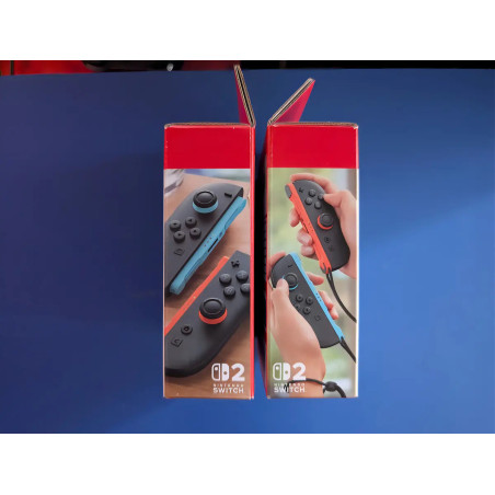 Nintendo Switch 2 Joycon Controllers (light Blue/light Red) Celeste Y Rojo Negro