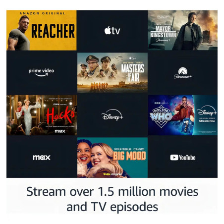 Amazon Fire Tv Stick 4k 8gb Con Pilas, Control Remoto, Adaptador, Cable Y Hdmi - Negro Baterías