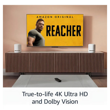 Amazon Fire Tv Stick 4k 8gb Con Pilas, Control Remoto, Adaptador, Cable Y Hdmi - Negro Baterías