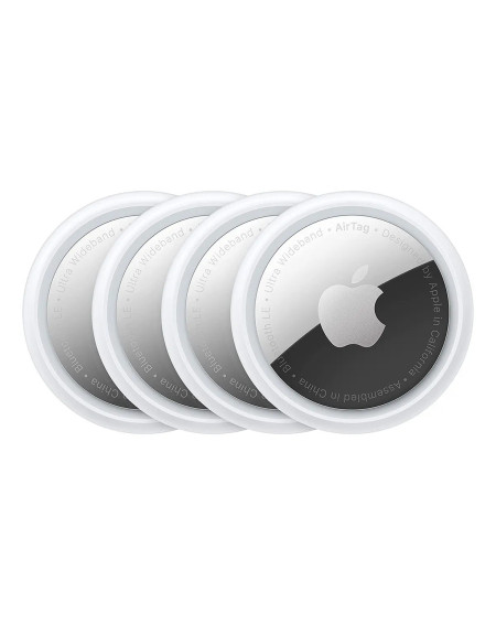 Airtag Apple Pack Con Bluetooth Color Blanco 4 Unidades