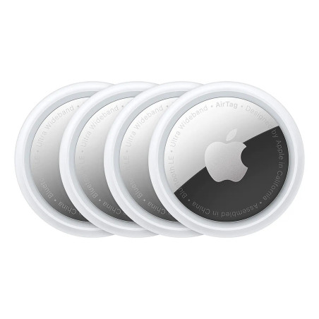Airtag Apple Pack Con Bluetooth Color Blanco 4 Unidades