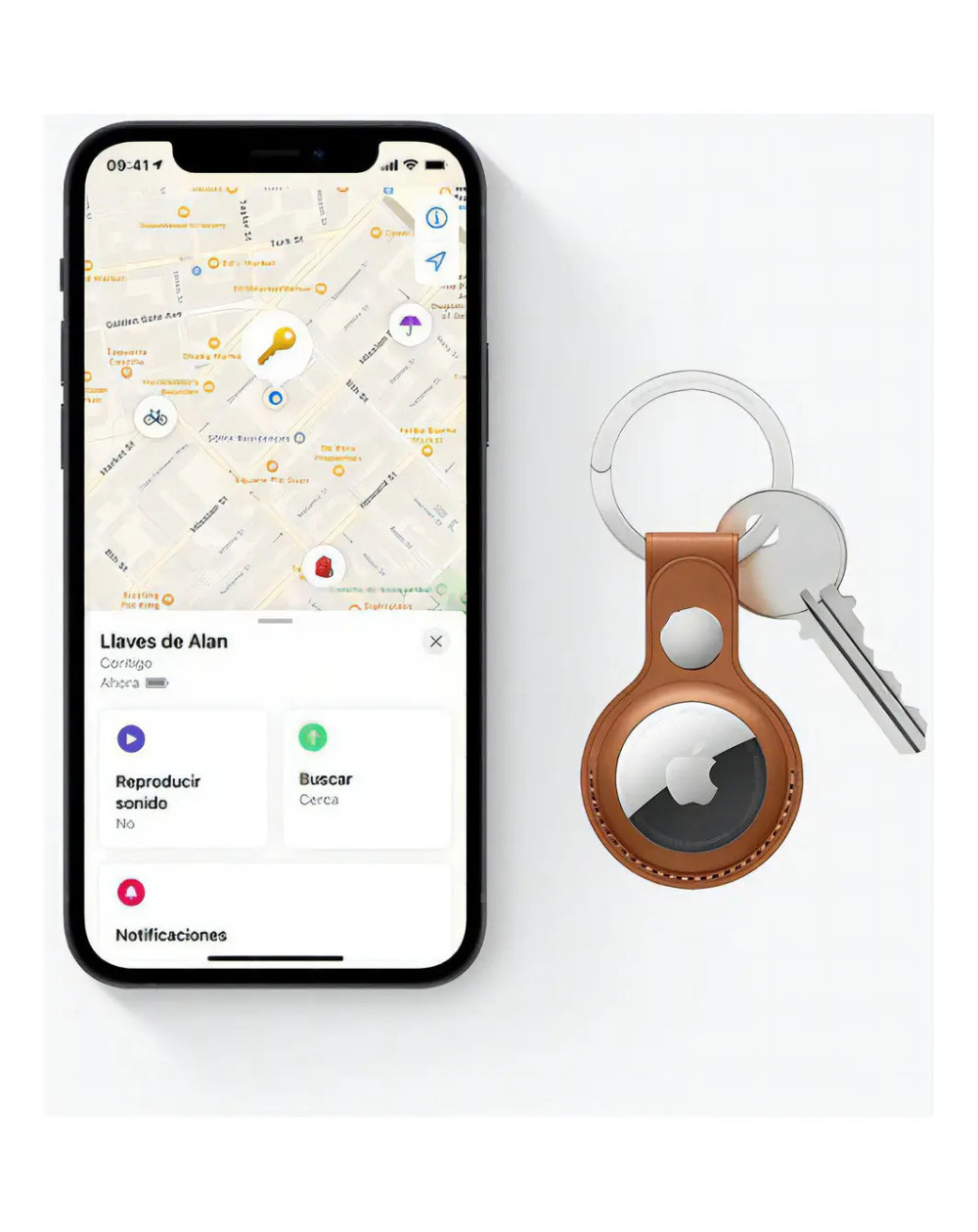 Airtag Apple Pack Con Bluetooth Color Blanco 4 Unidades