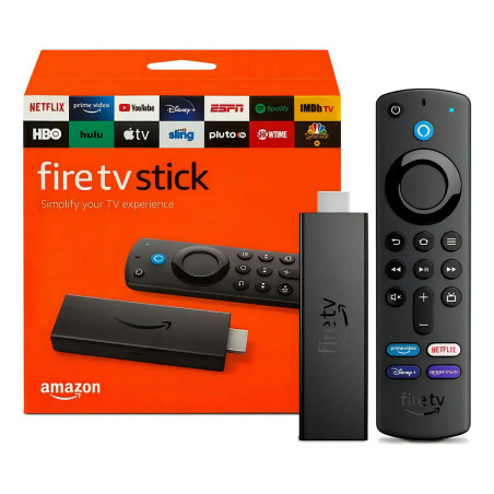 Fire Tv Stick 3ª Generación 2021 Con Alexa Voice Remote Amazon Negro