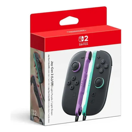 Joy-con 2 (l)/(r) Light Purple / Light Green - Nintendo Switch 2 Morado Y Verde
