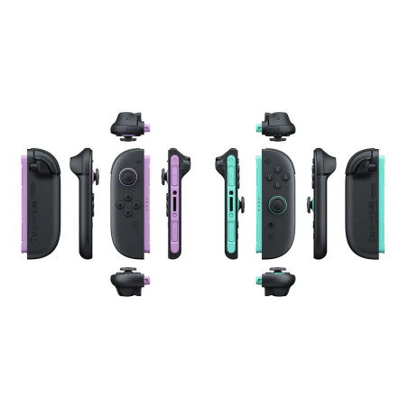 Joy-con 2 (l)/(r) Light Purple / Light Green - Nintendo Switch 2 Morado Y Verde