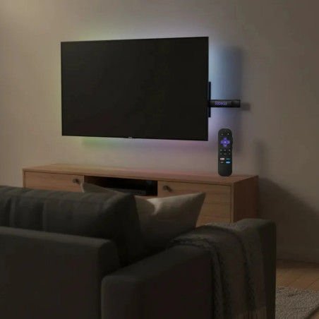 Roku 3840s2 Streaming Stick Hd Con Control Remoto Por Voz Negro De Voz