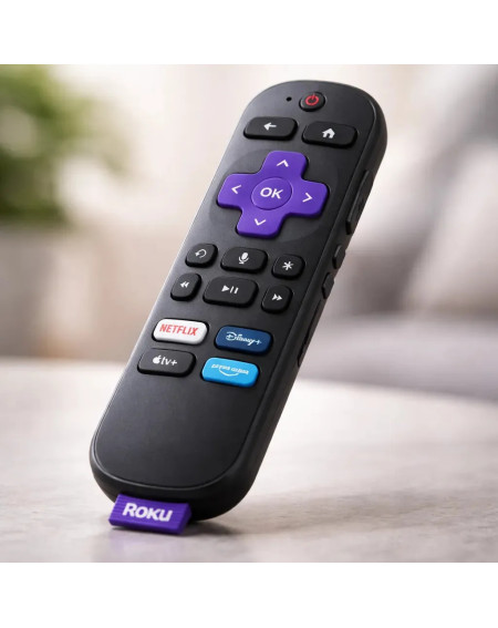 Roku 3840s2 Streaming Stick Hd Con Control Remoto Por Voz Negro De Voz