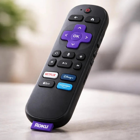 Roku 3840s2 Streaming Stick Hd Con Control Remoto Por Voz Negro De Voz
