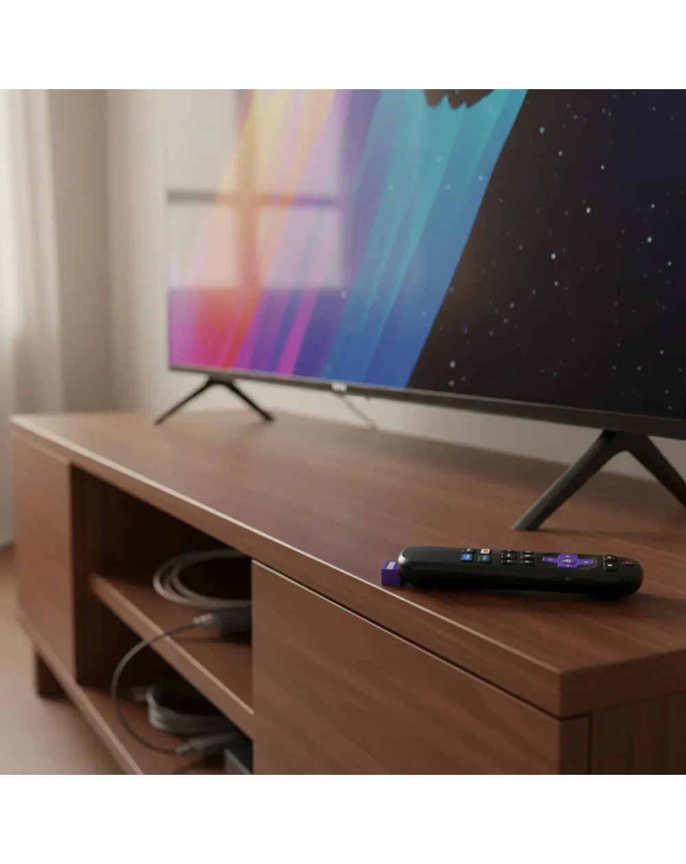 Roku 3840s2 Streaming Stick Hd Con Control Remoto Por Voz Negro De Voz