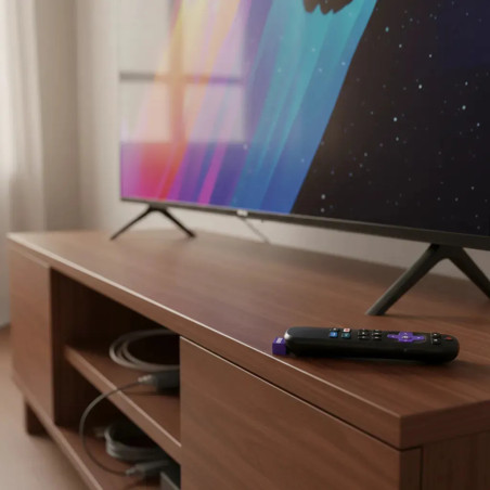 Roku 3840s2 Streaming Stick Hd Con Control Remoto Por Voz Negro De Voz