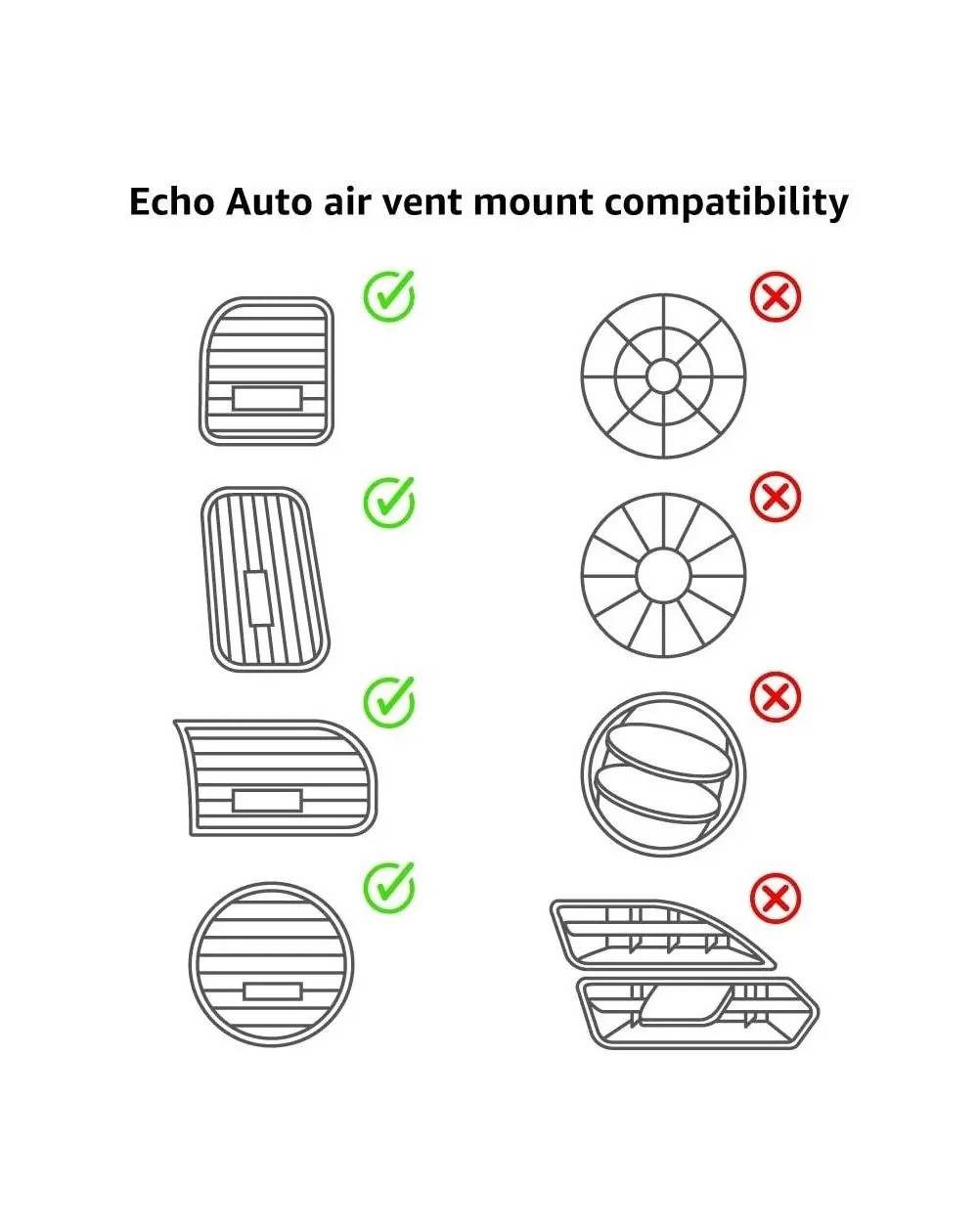 Alexa Amazon Echo Auto Echo Asistente Auto Inteligente Nuevo Color Negro