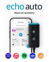 Amazon Echo Auto (2nd Gen) Con Asistente Virtual Alexa Color Negro
