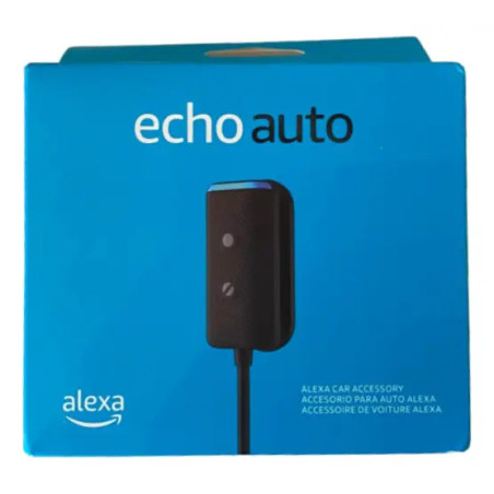 Amazon Echo Auto (2nd Gen) Con Asistente Virtual Alexa Color Negro
