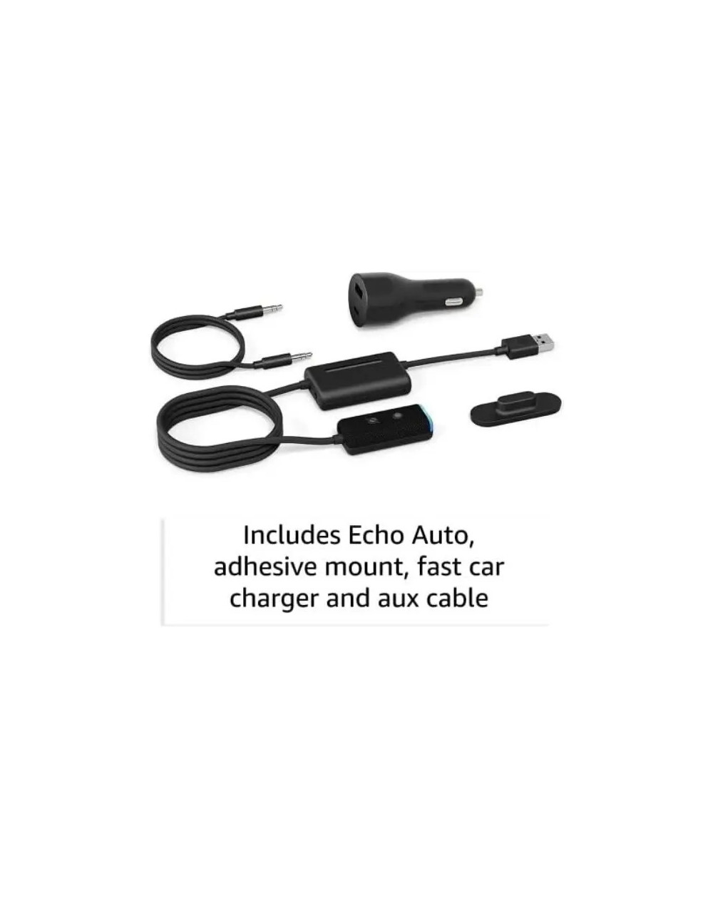 Amazon Echo Auto (2nd Gen) Con Asistente Virtual Alexa Color Negro