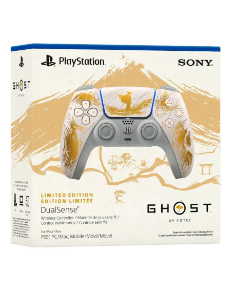 Control Dualsense - Edición Limitada Oro Ghost Of Ytei