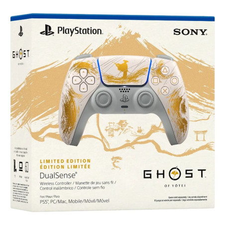 Control Dualsense - Edición Limitada Oro Ghost Of Ytei