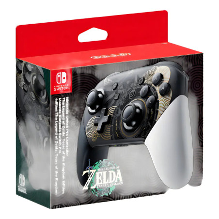 Pro Controller-the Legend Of Zelda: Tears Of The Kingdom Color Black