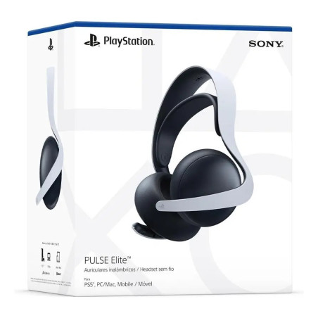 Auriculares Inalámbricos Pulse Elite Sony Color White Blanco/negro