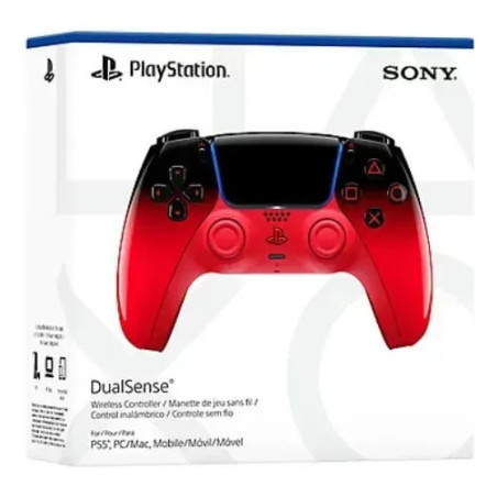 Control Dualsense Ps5 Techno Red Rojo