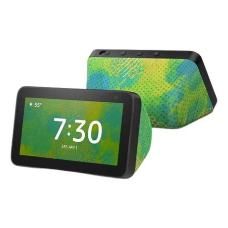 Amazon Echo Show 5 2nd Gen Kids Con Asistente Virtual Alexa, Pantalla Integrada De 5.5  Color Camaleón